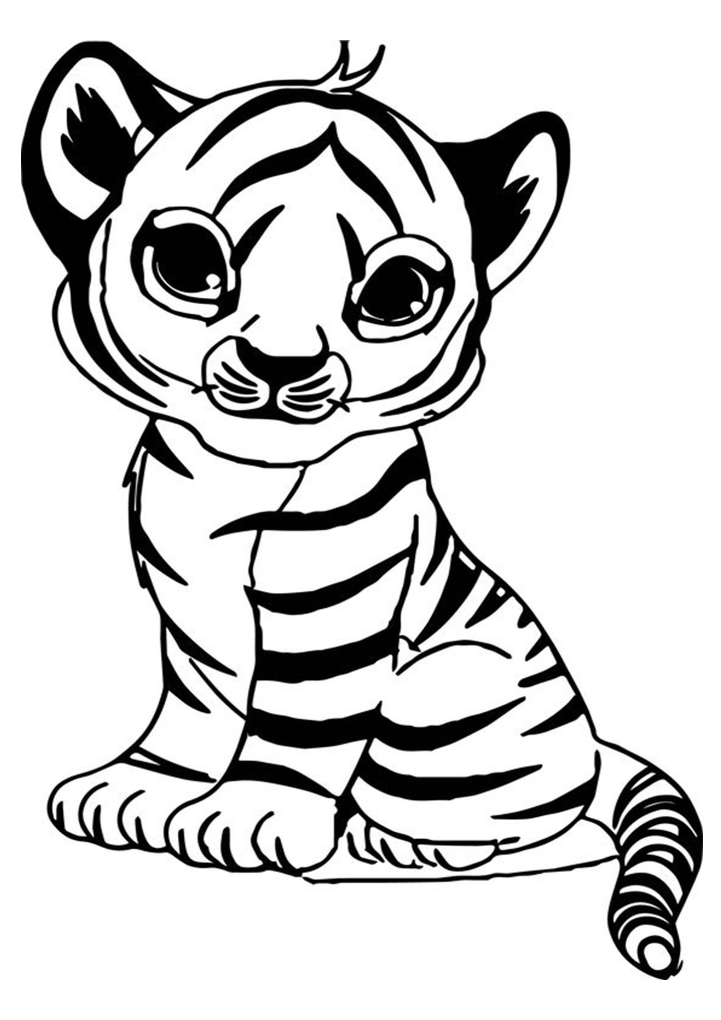 75 Coloring Book Animals Printable 1