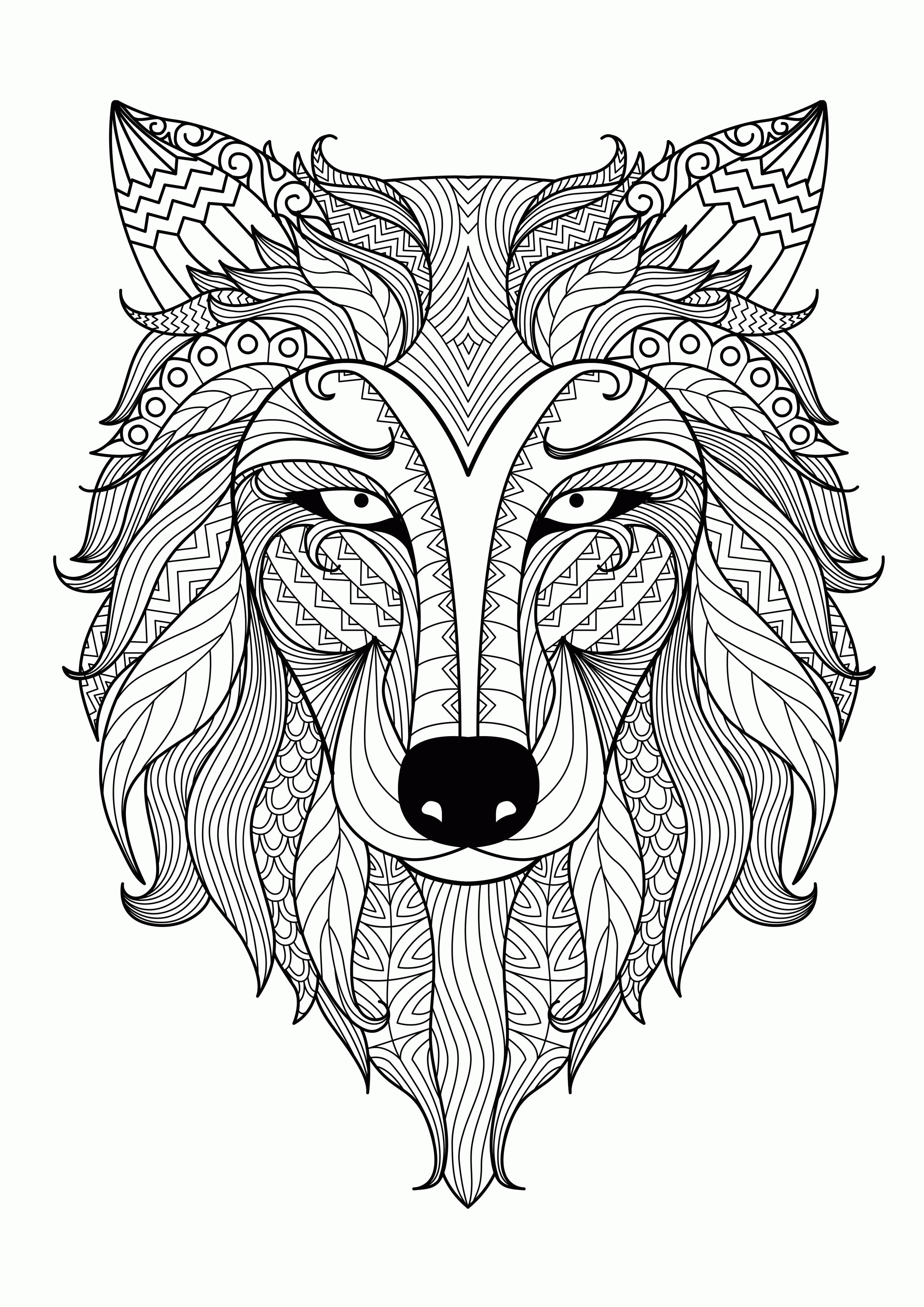 75 Coloring Book Animals Printable 14