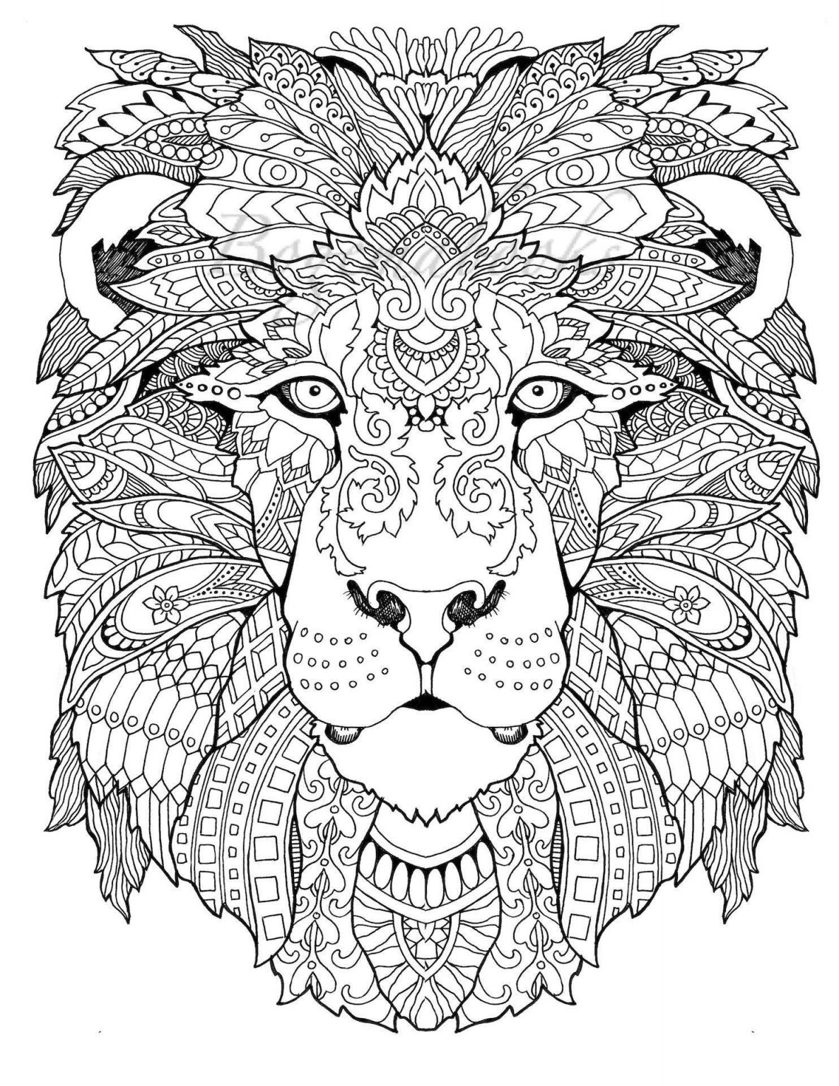 75 Coloring Book Animals Printable 18