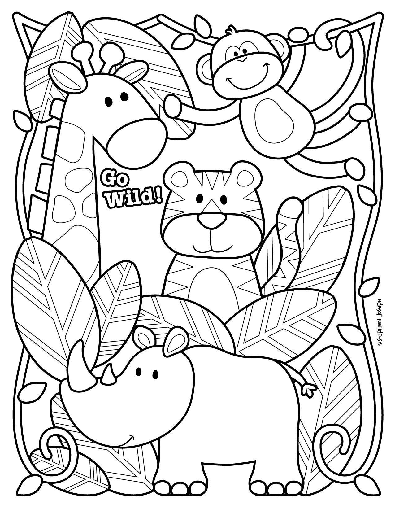 75 Coloring Book Animals Printable 2