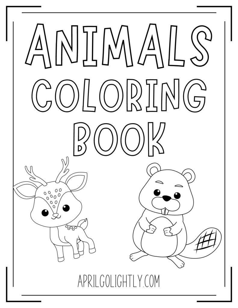 75 Coloring Book Animals Printable 24