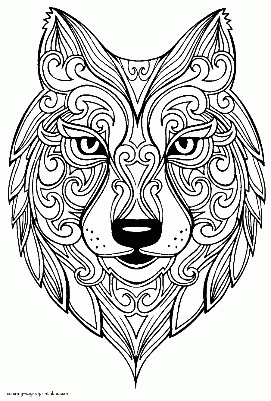 75 Coloring Book Animals Printable 41