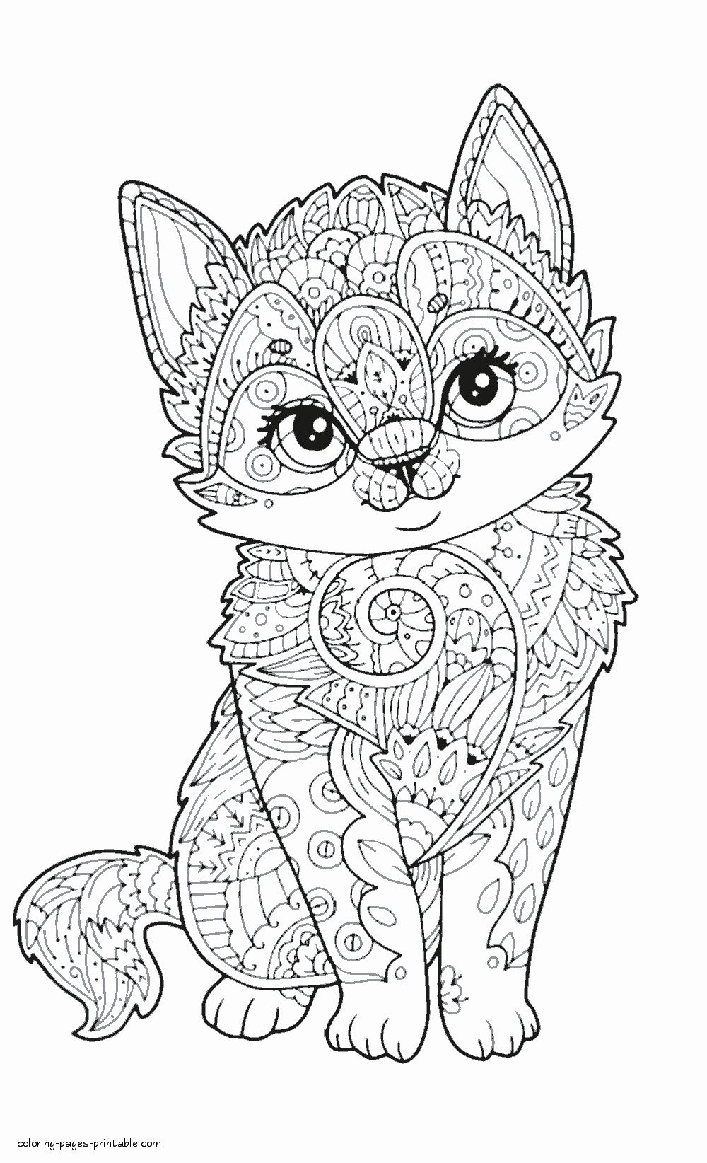 75 Coloring Book Animals Printable 51