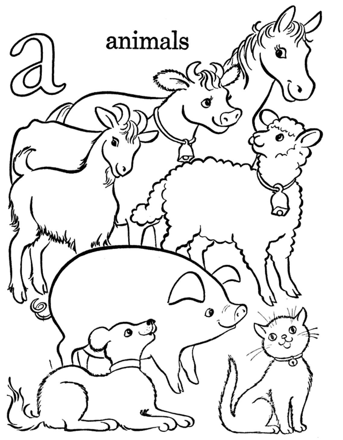 75 Coloring Book Animals Printable 66