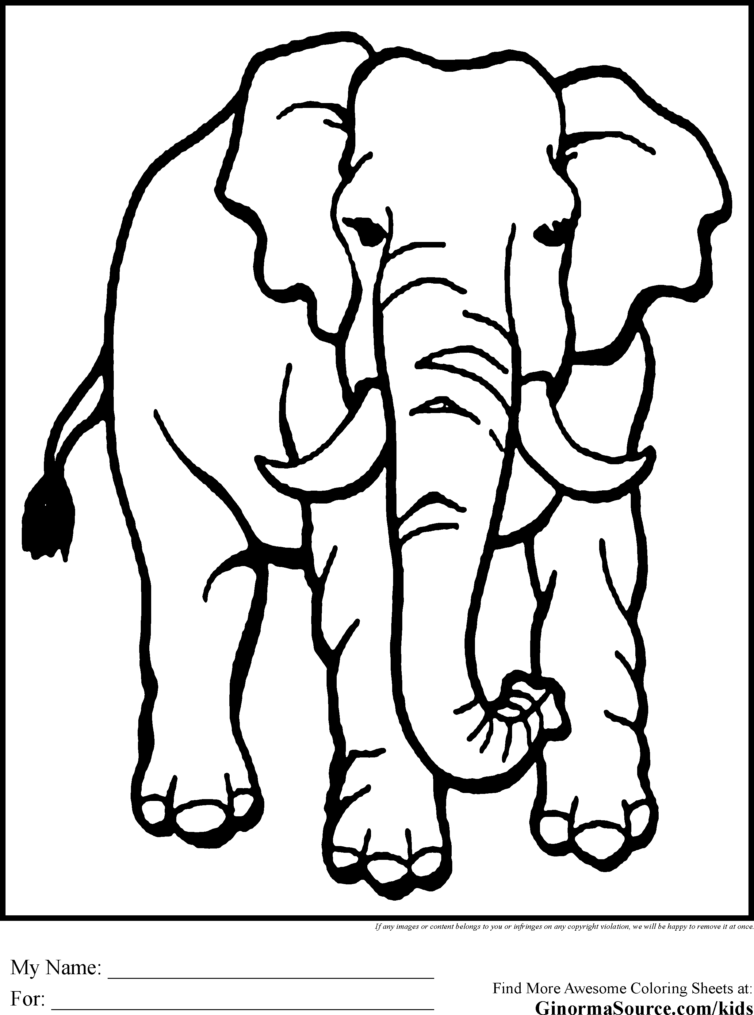 75 Coloring Book Animals Printable 68