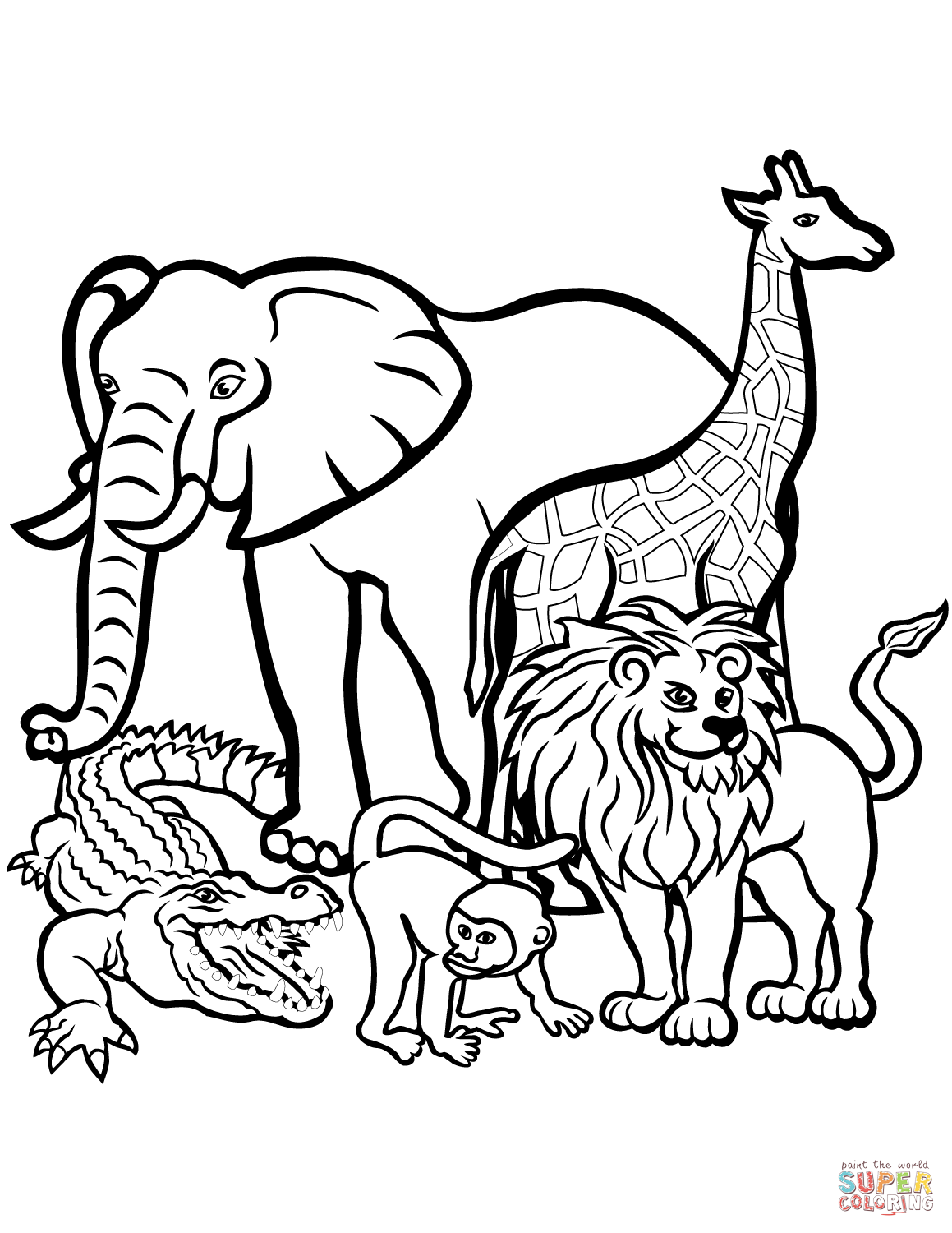 75 Coloring Book Animals Printable 95