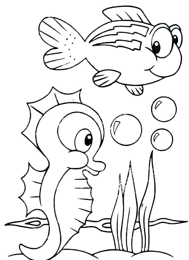 75 Coloring Pages Of Ocean Animals 25