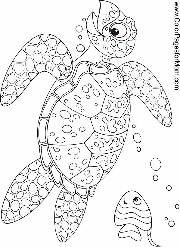 75 Coloring Pages Of Ocean Animals 26