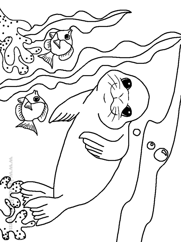 75 Coloring Pages Of Ocean Animals 28