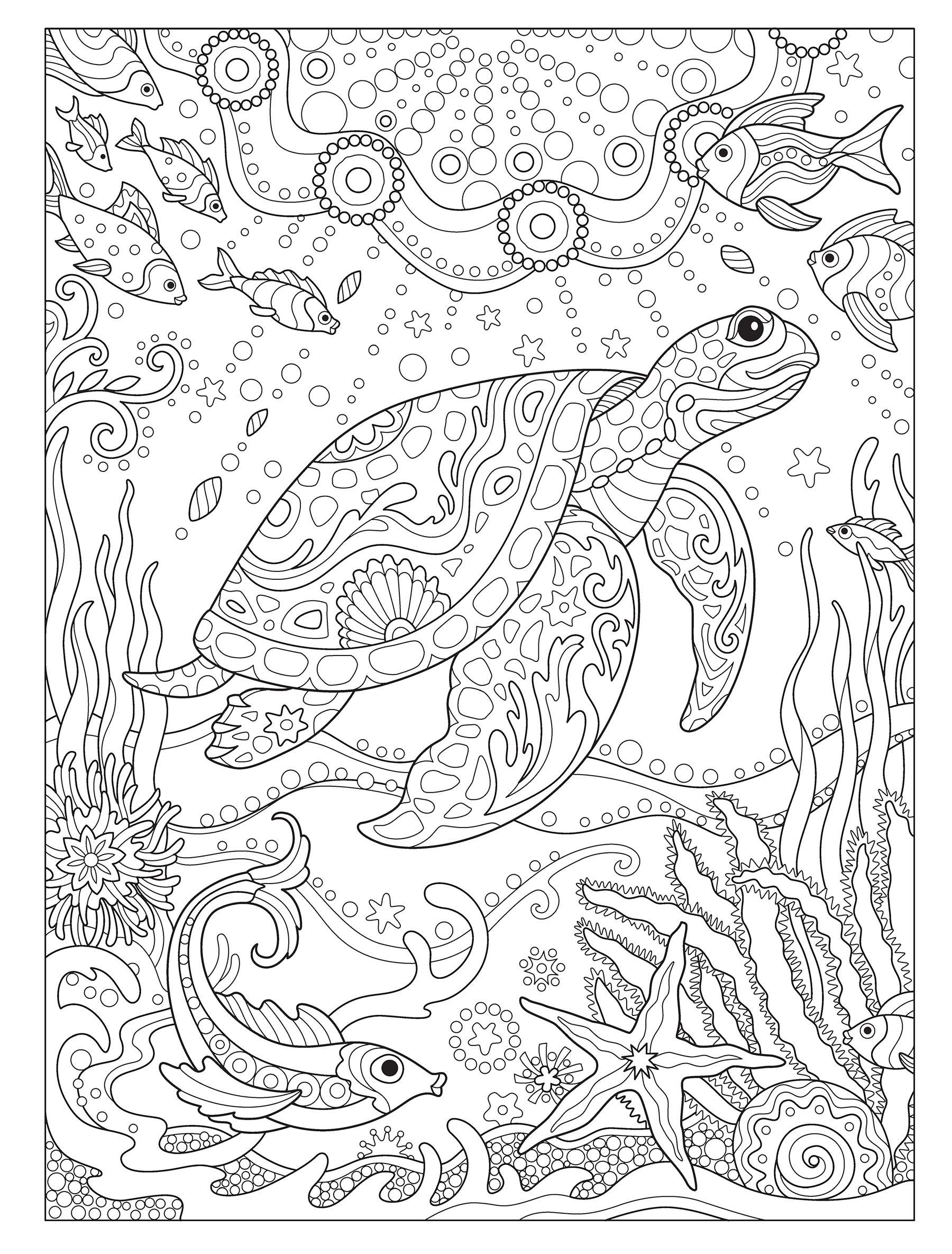 75 Coloring Pages Of Ocean Animals 37