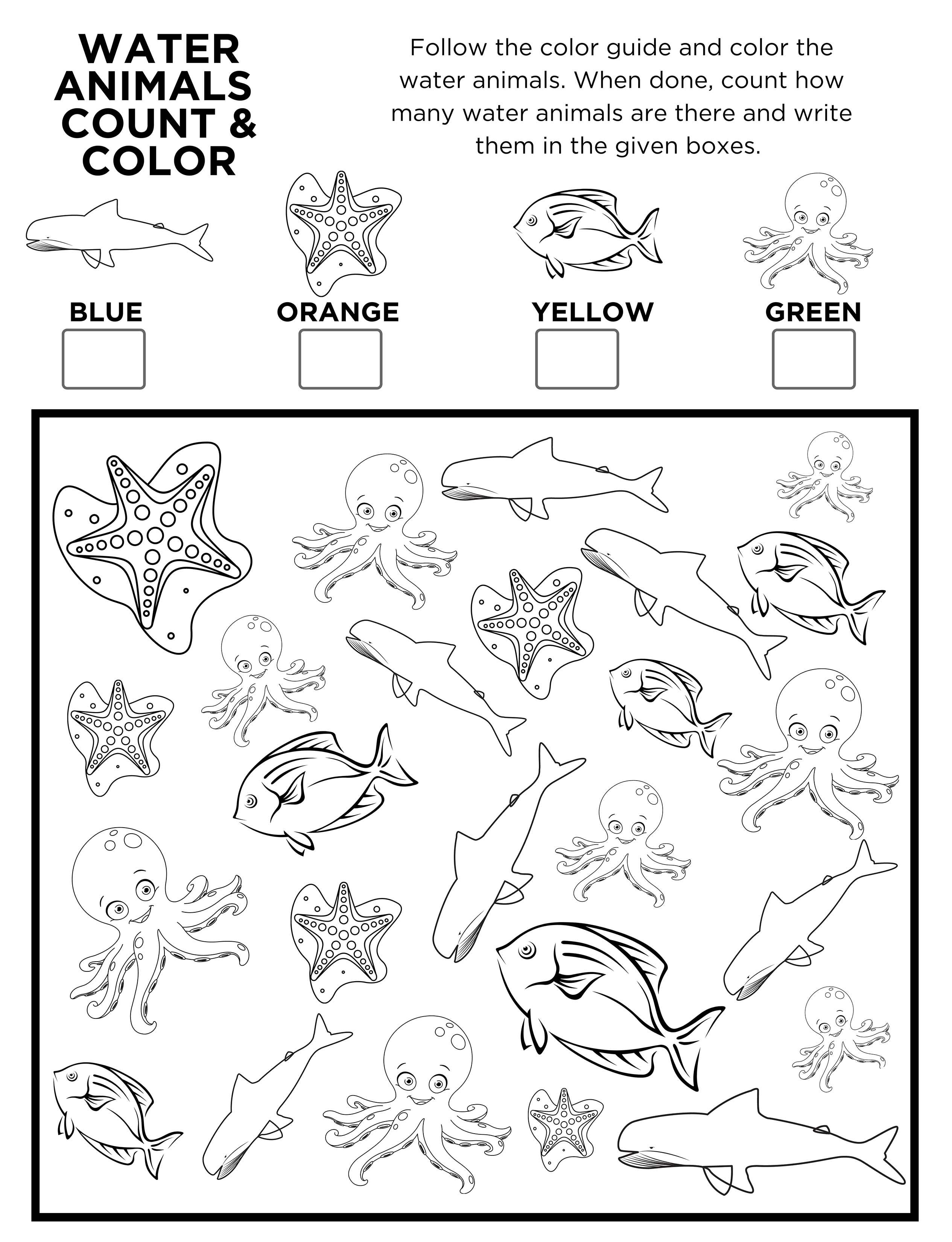 75 Coloring Pages Of Ocean Animals 42