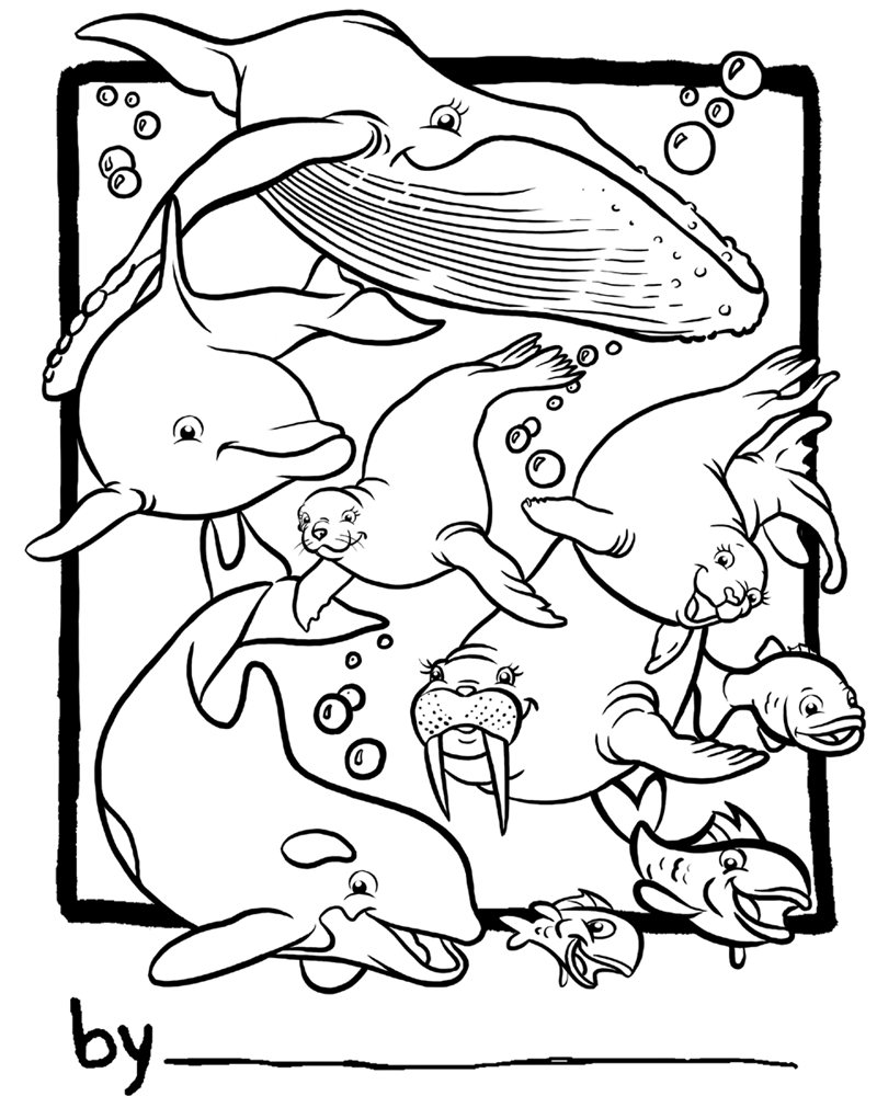 75 Coloring Pages Of Ocean Animals 62