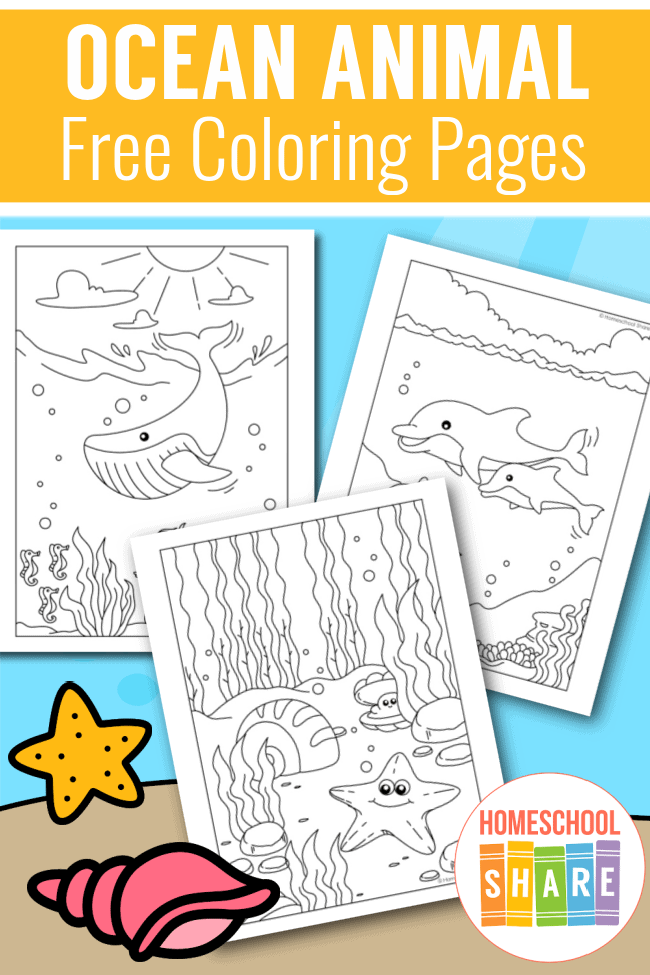 75 Coloring Pages Of Ocean Animals 63