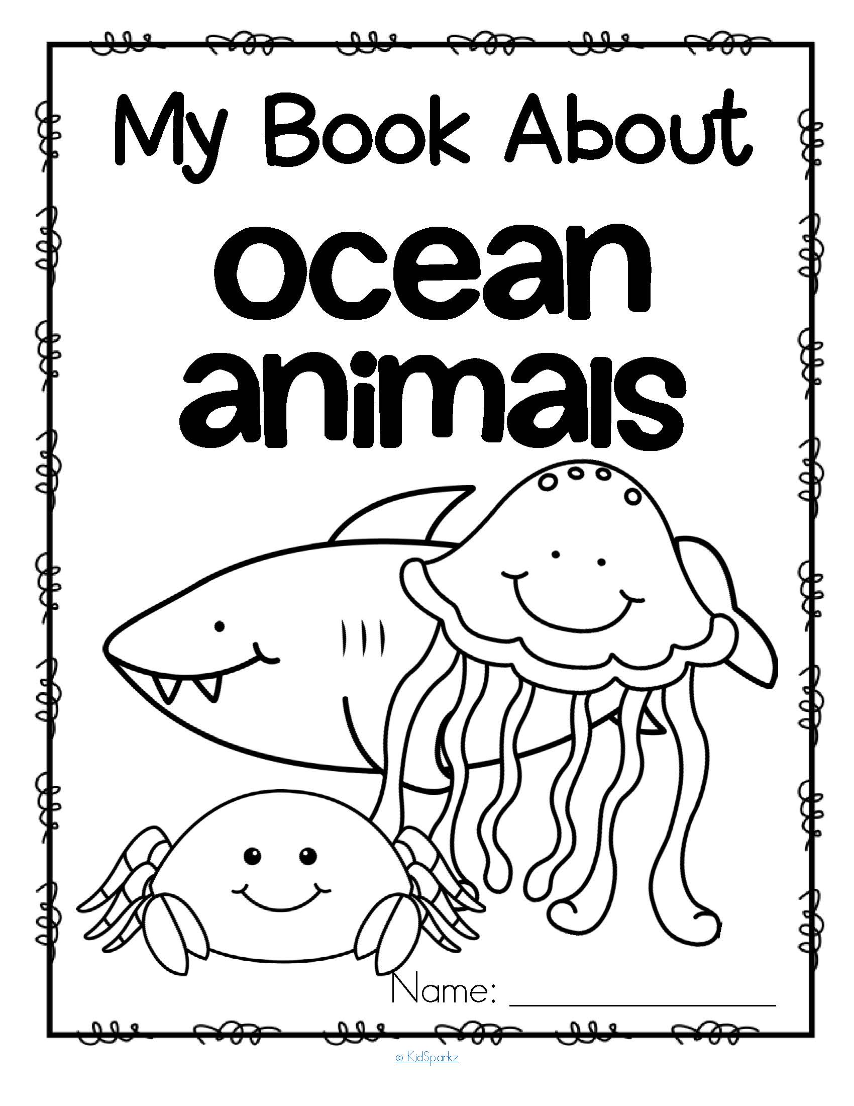 75 Coloring Pages Of Ocean Animals 64