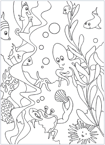 75 Coloring Pages Of Ocean Animals 67