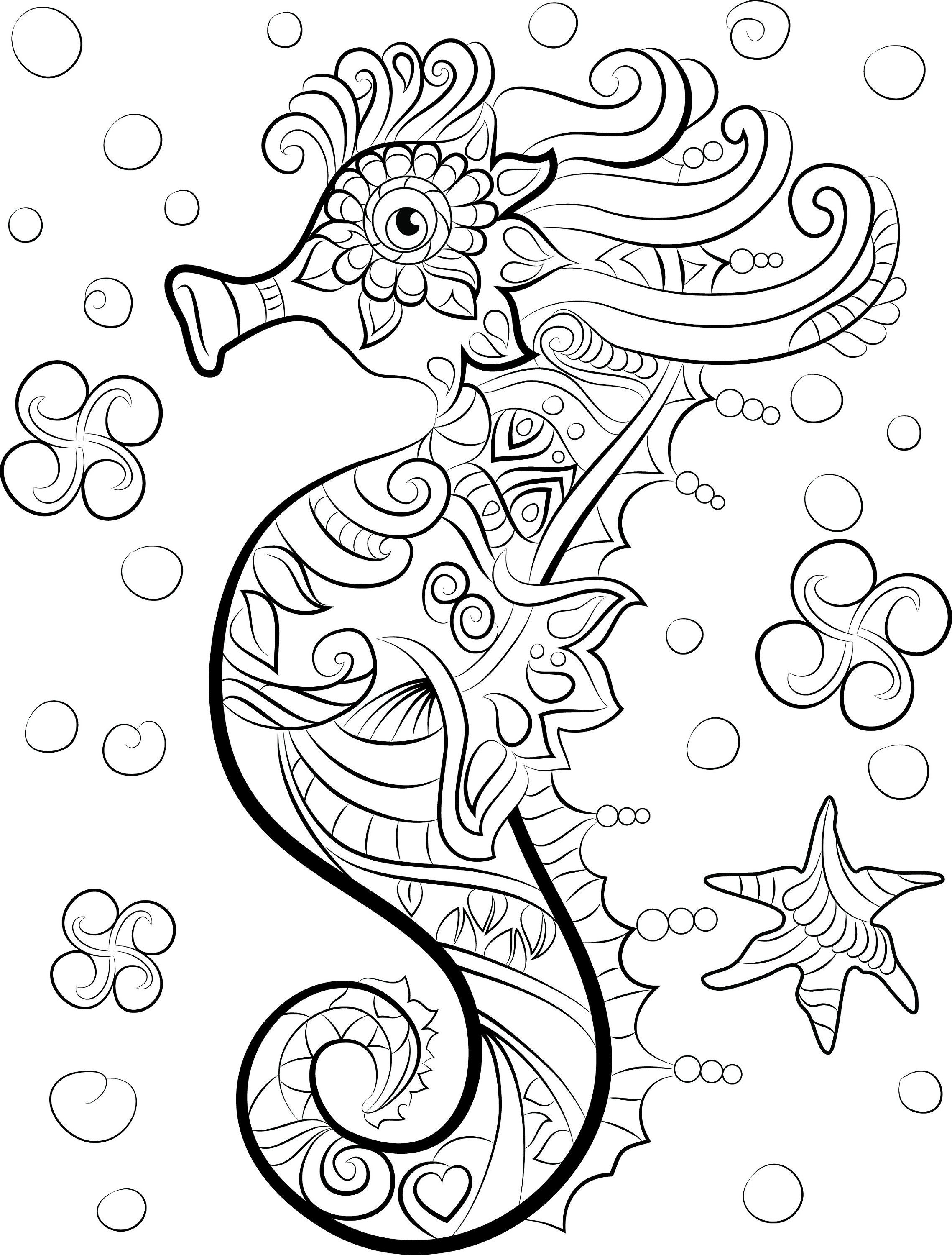 75 Coloring Pages Of Ocean Animals 7