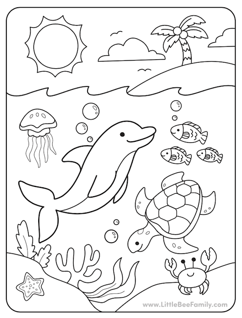 75 Coloring Pages Of Ocean Animals 77