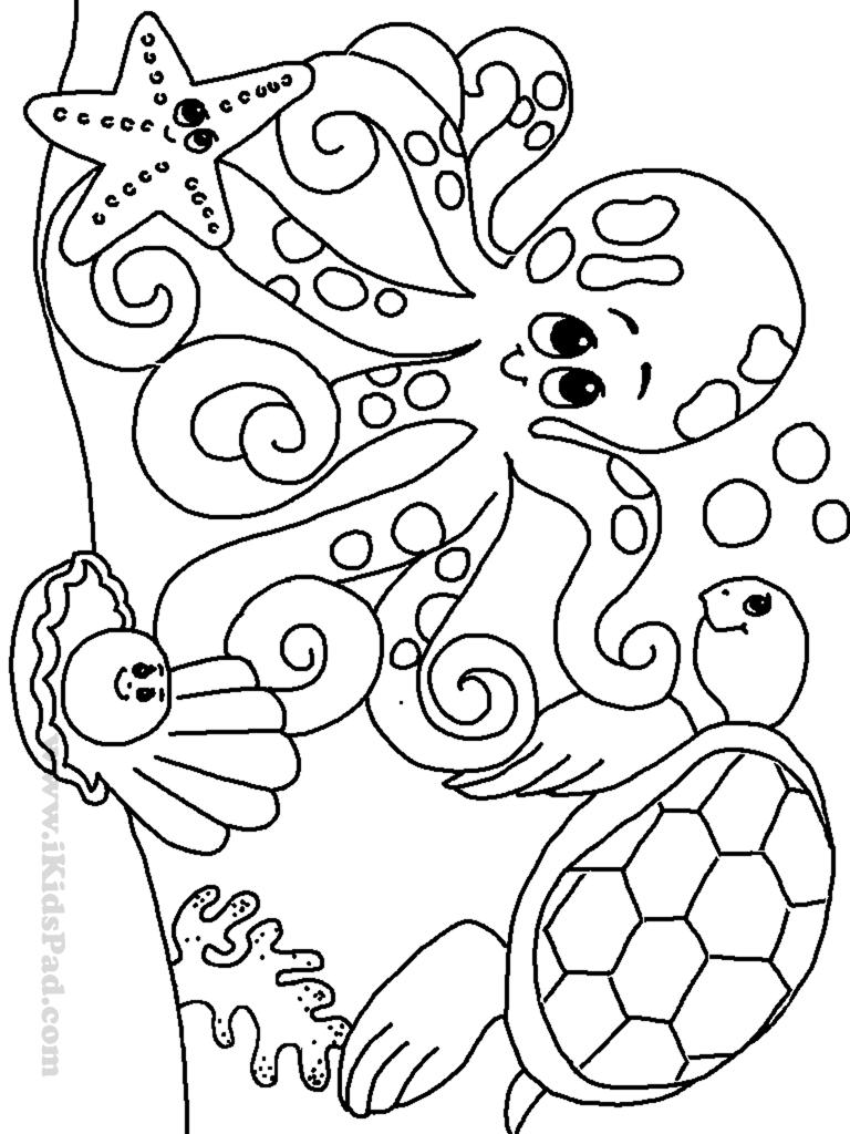 75 Coloring Pages Of Ocean Animals 79