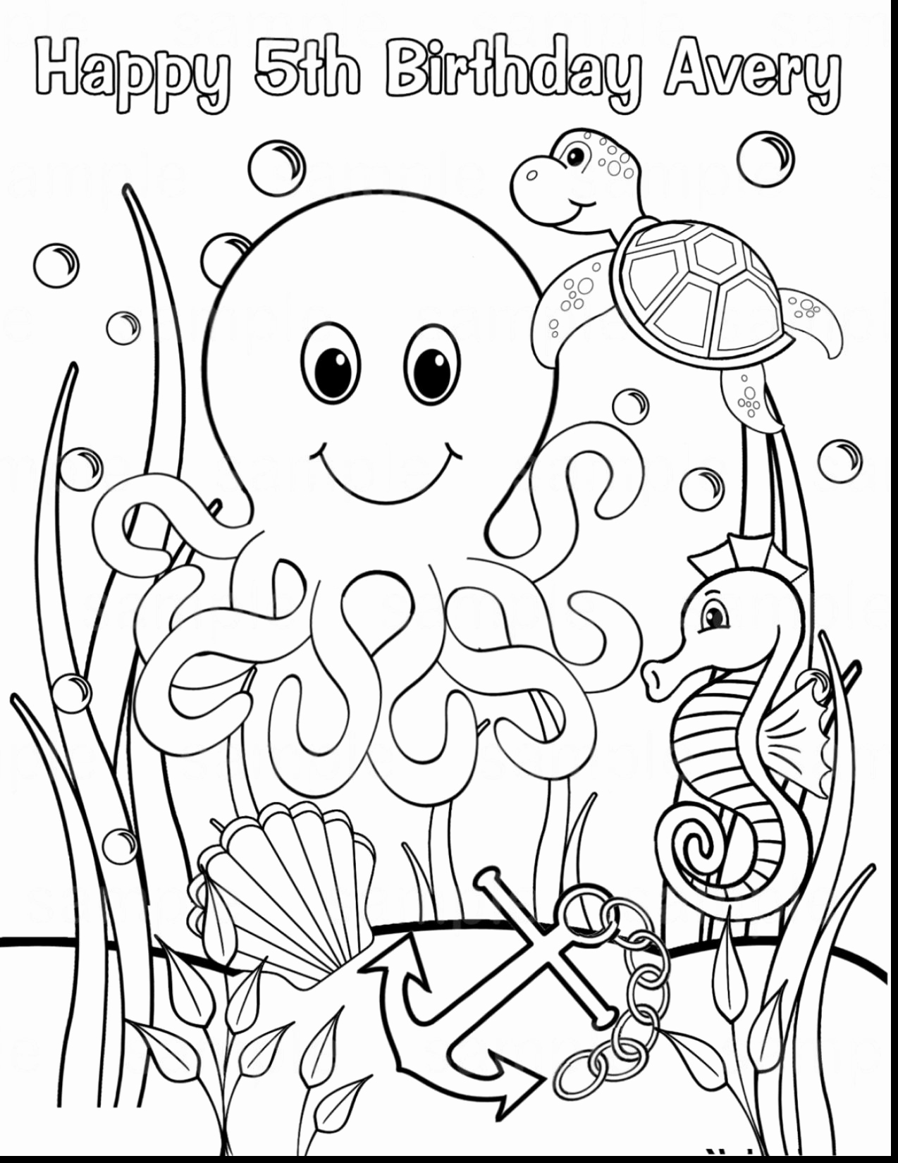 75 Coloring Pages Of Ocean Animals 83