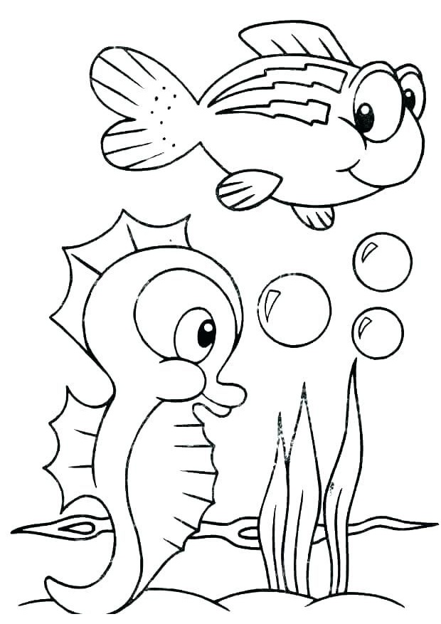 75 Coloring Pages Of Ocean Animals 86