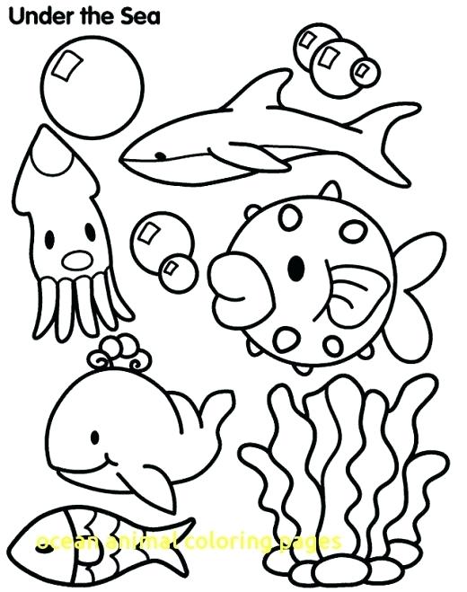 75 Coloring Pages Of Ocean Animals 89