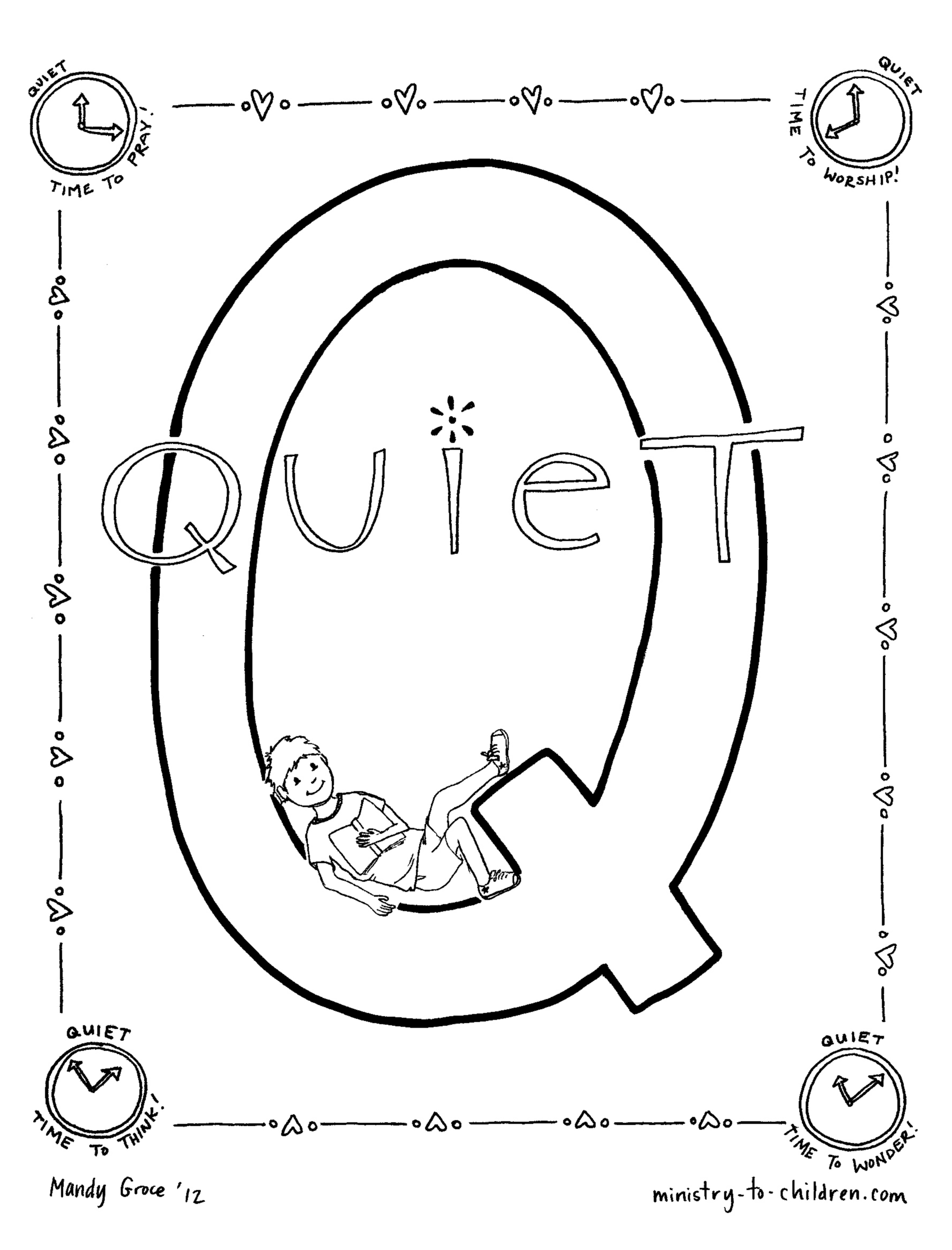 Coloring Pages Letter Q 11