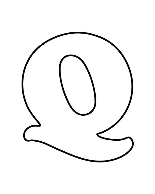 Coloring Pages Letter Q 13