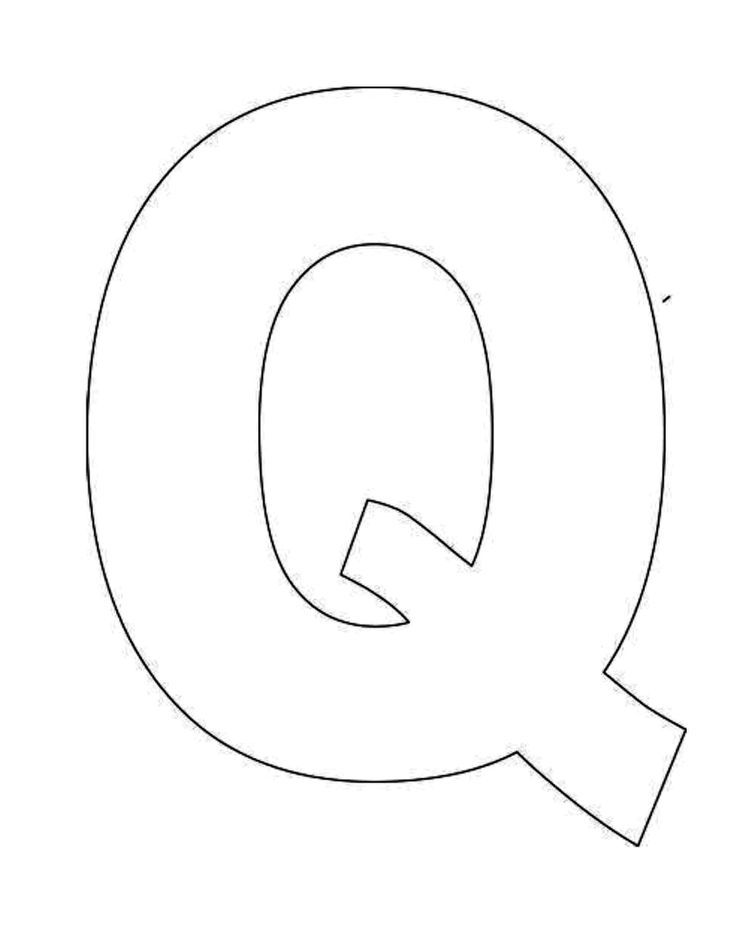 Coloring Pages Letter Q 17