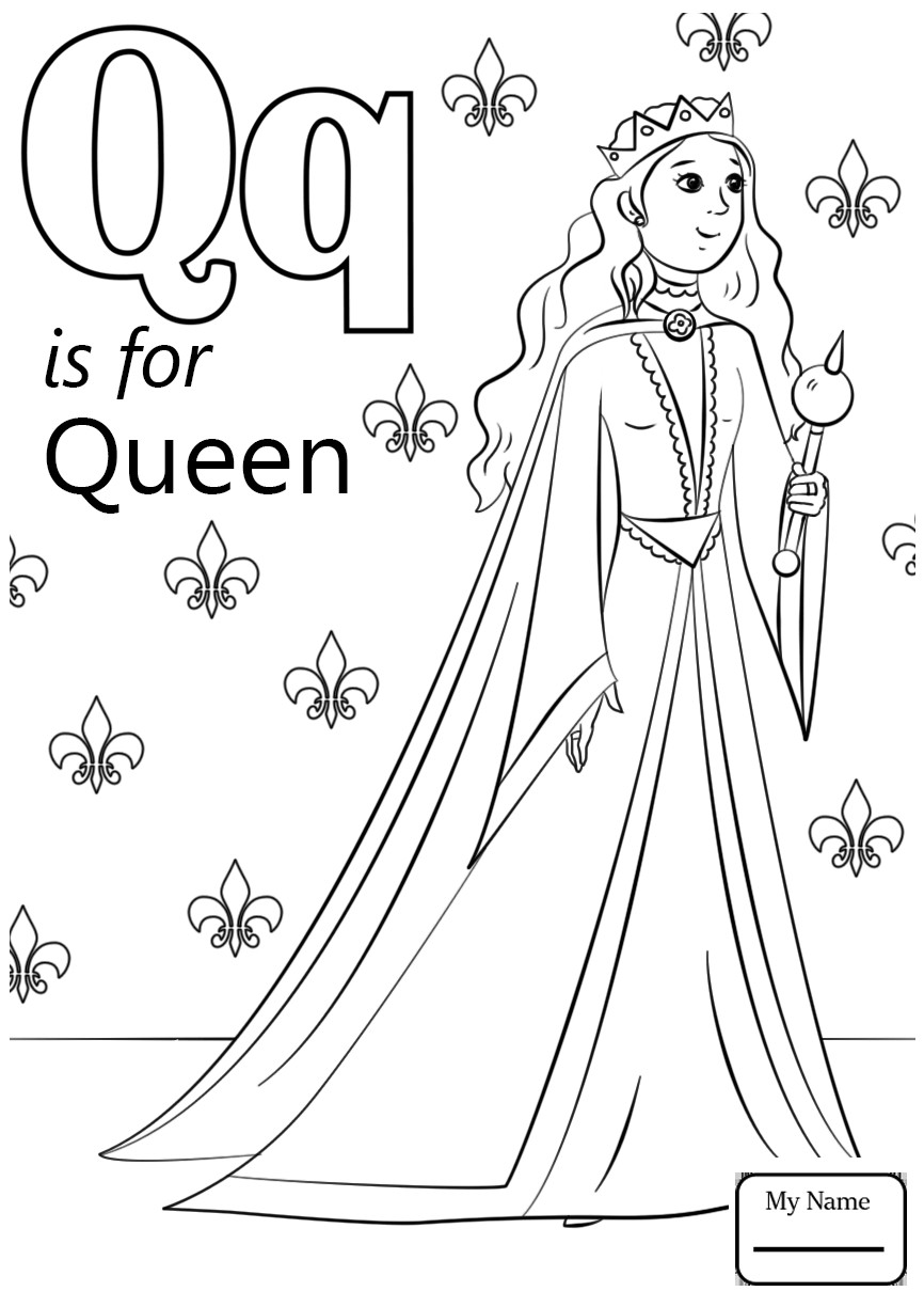 Coloring Pages Letter Q 20