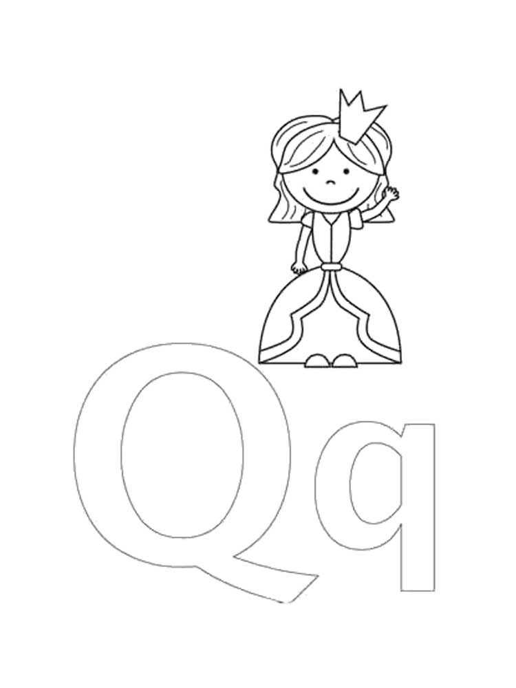 Coloring Pages Letter Q 25