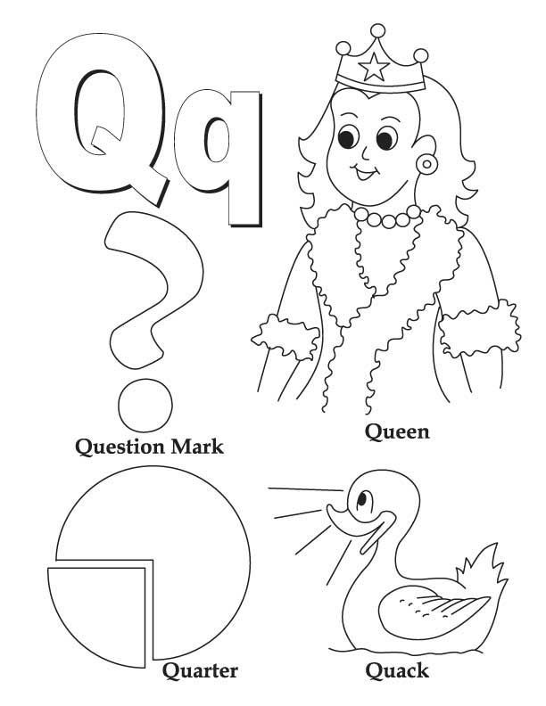 Coloring Pages Letter Q 27