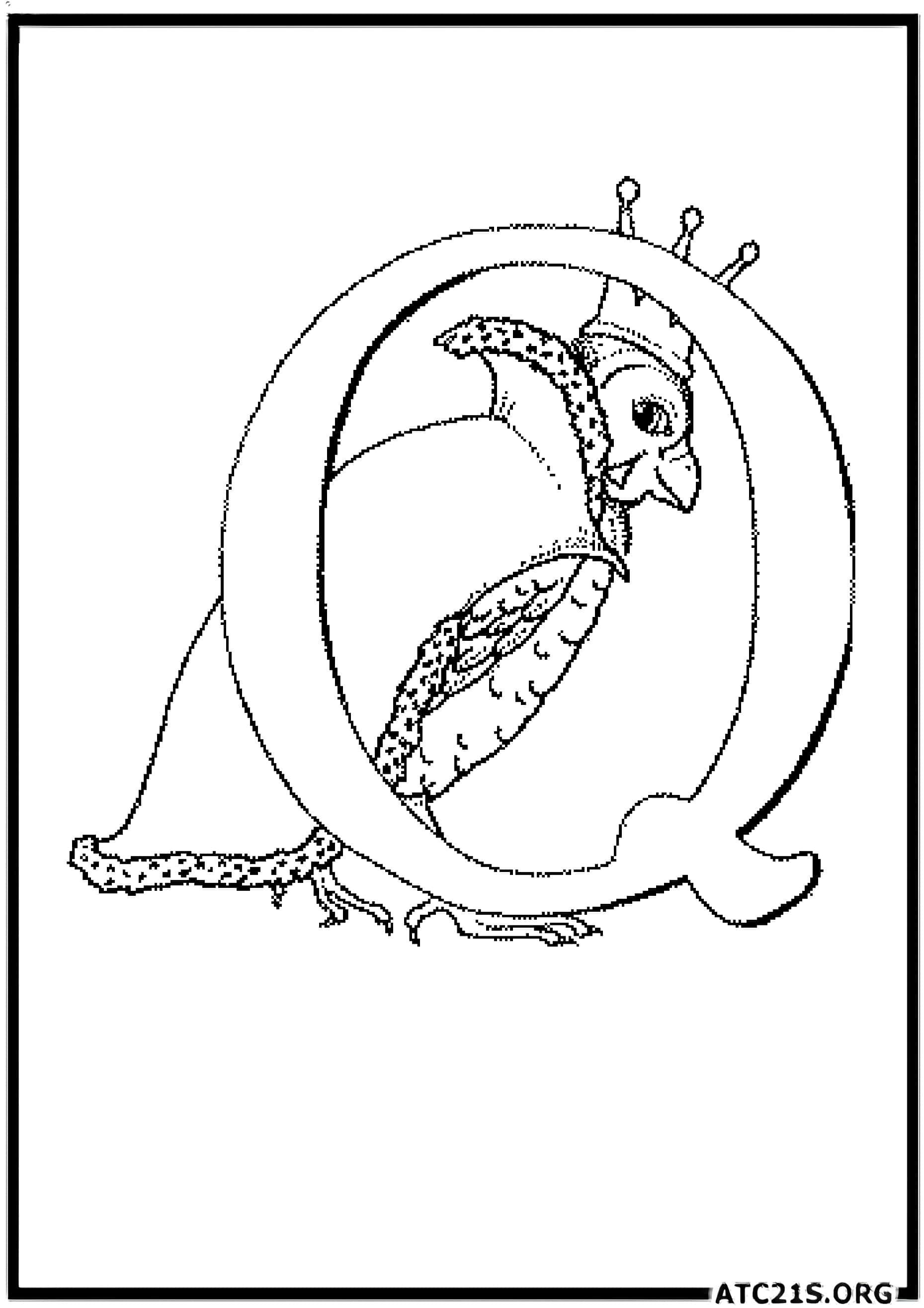 Coloring Pages Letter Q 34