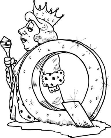 Coloring Pages Letter Q 35