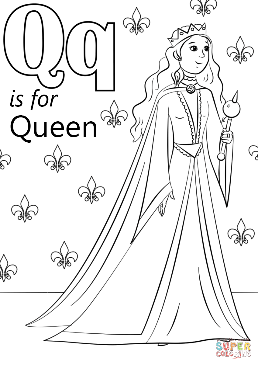 Coloring Pages Letter Q 39