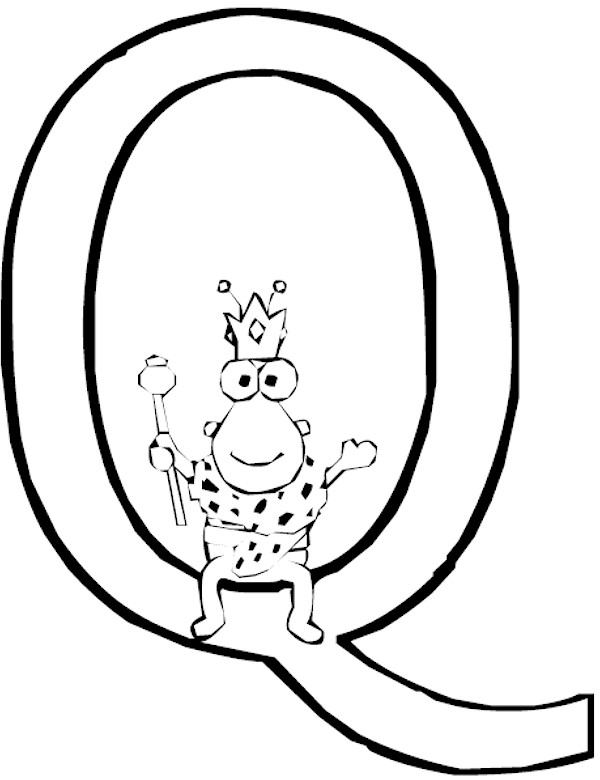 Coloring Pages Letter Q 45