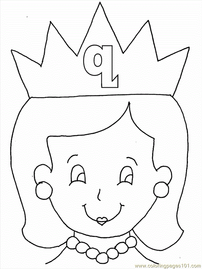 Coloring Pages Letter Q 47