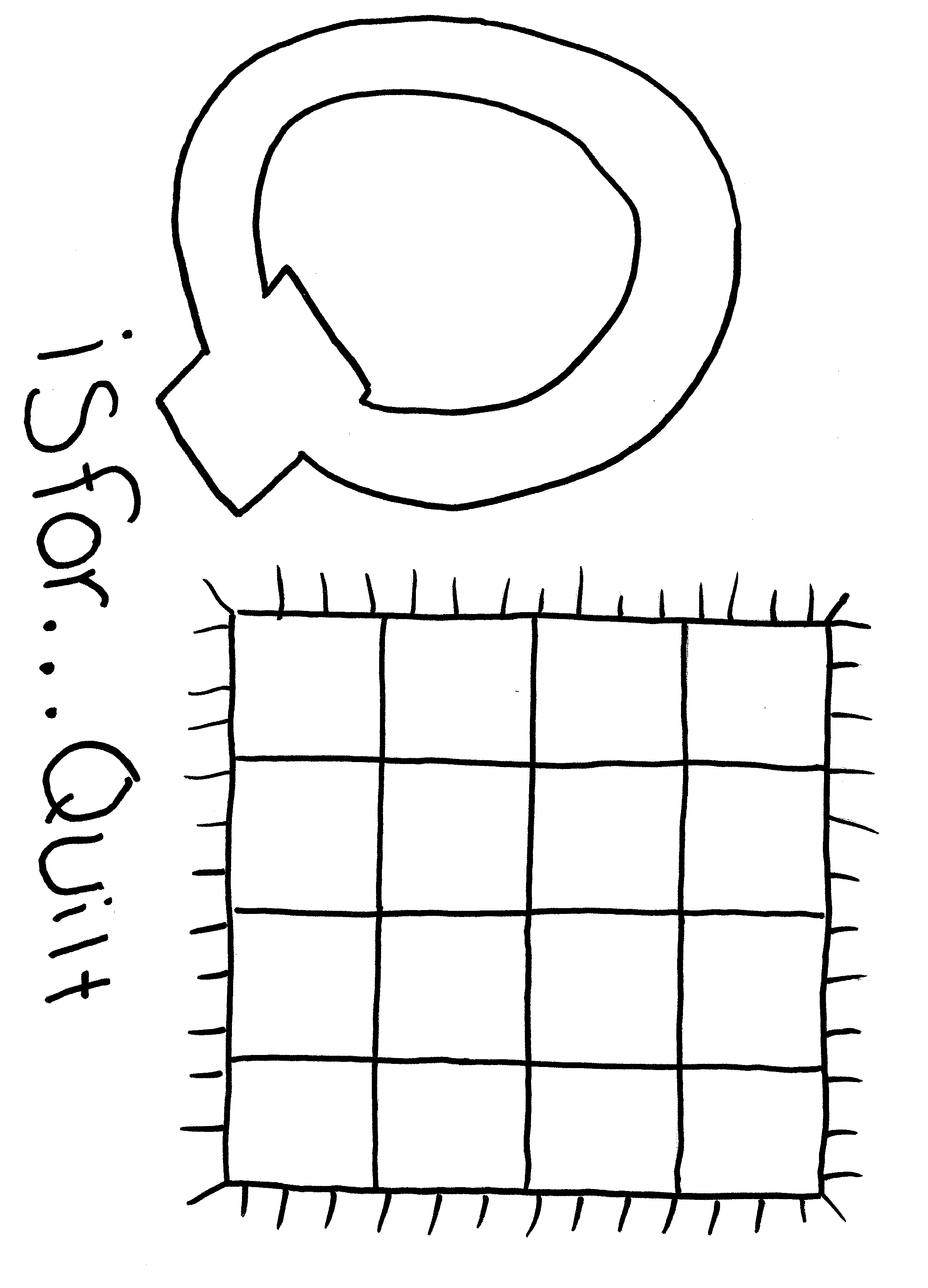 Coloring Pages Letter Q 5