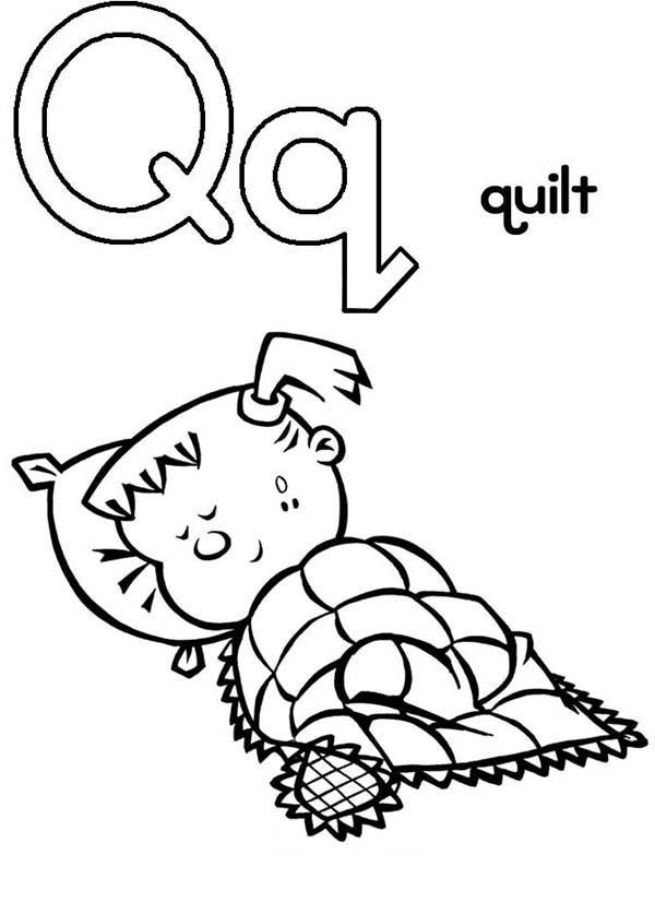 Coloring Pages Letter Q 52