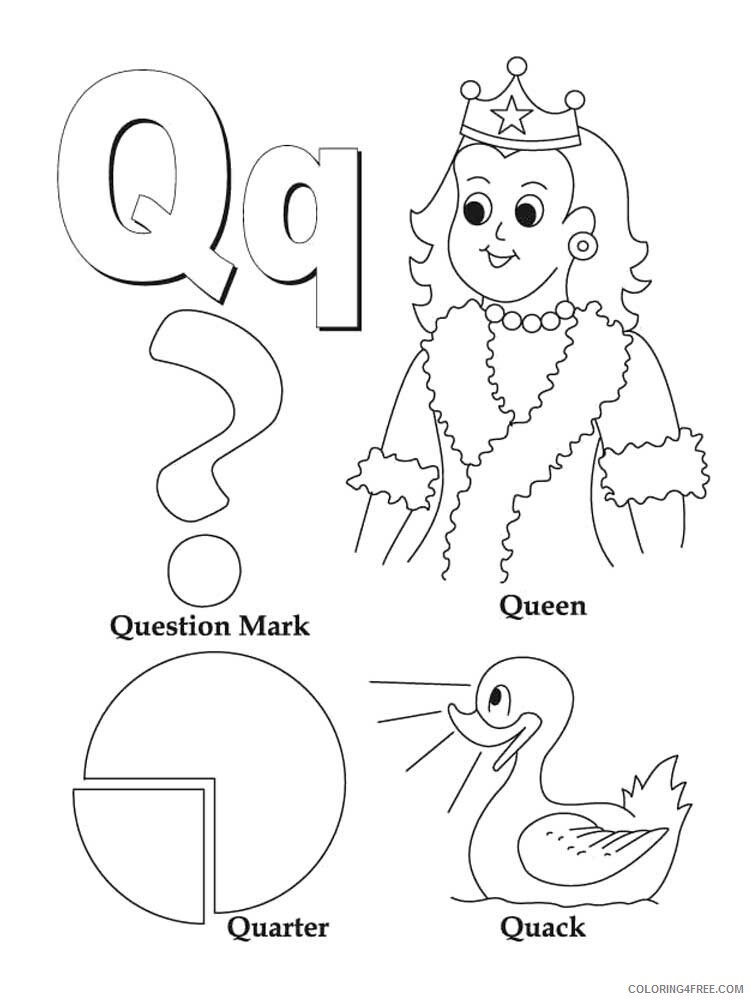 Coloring Pages Letter Q 57