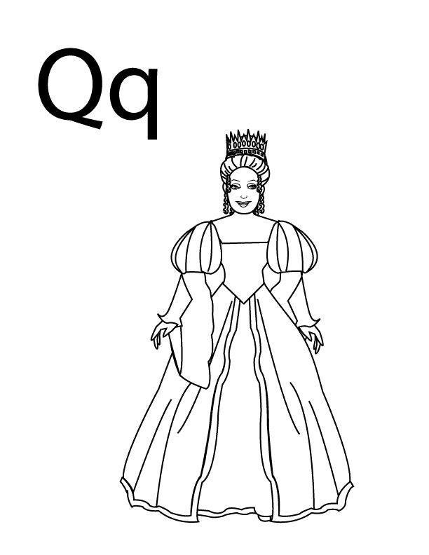 Coloring Pages Letter Q 58