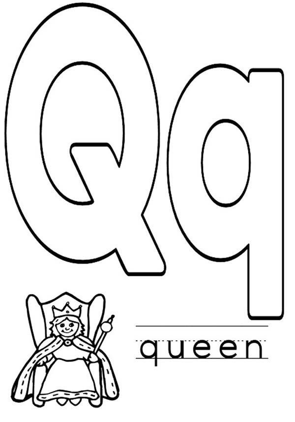 Coloring Pages Letter Q 60