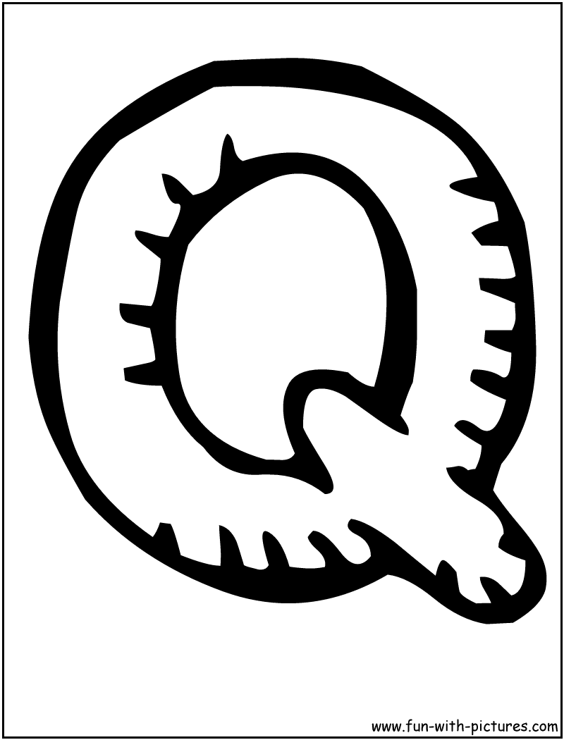 Coloring Pages Letter Q 66