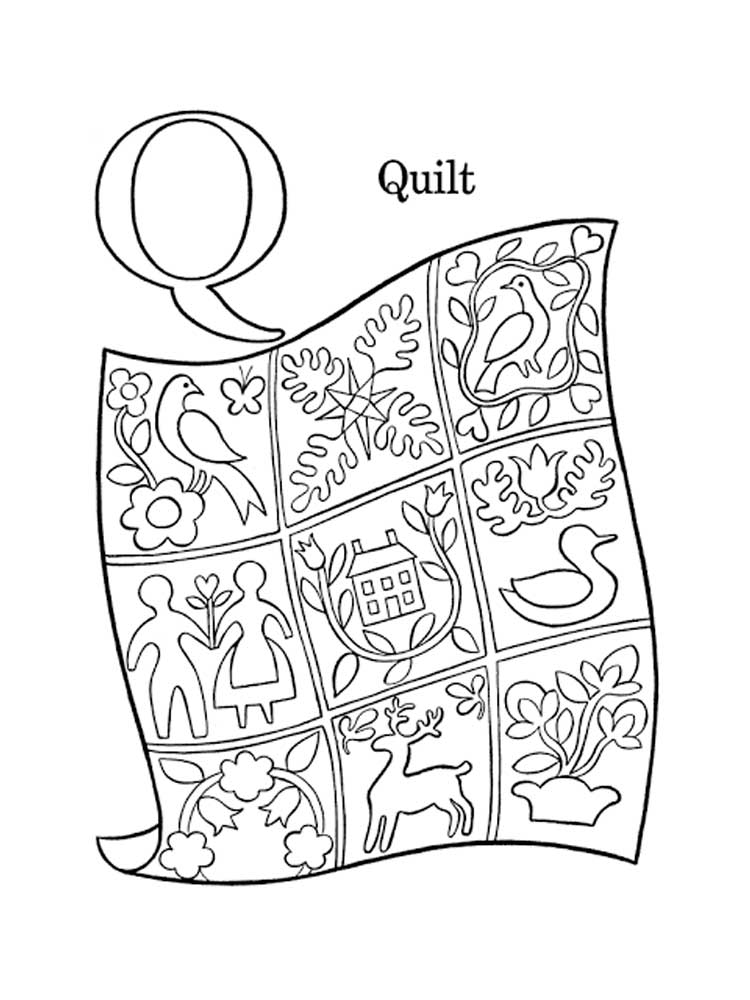 Coloring Pages Letter Q 67