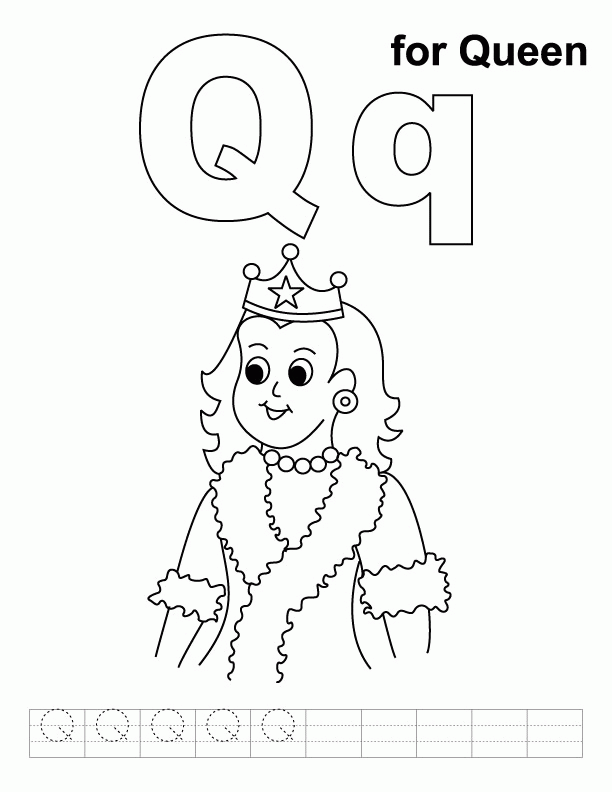 Coloring Pages Letter Q 68