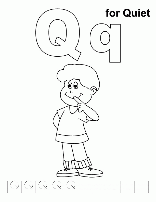 Coloring Pages Letter Q 69