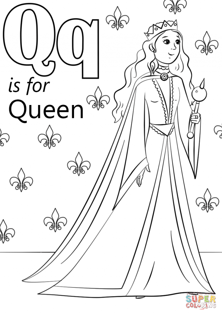 Coloring Pages Letter Q 72