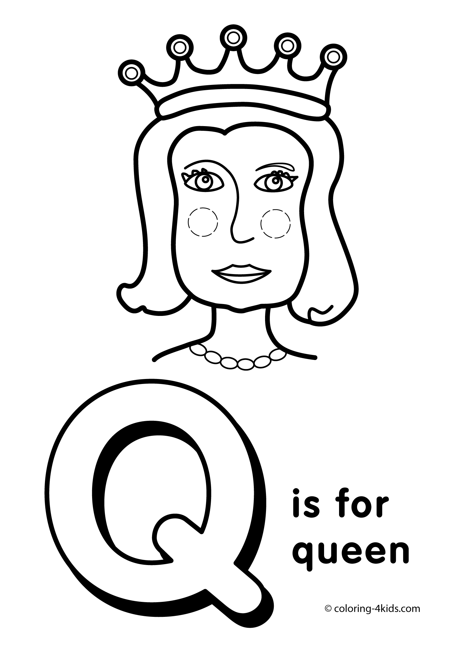 Coloring Pages Letter Q 74