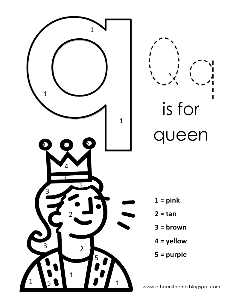 Coloring Pages Letter Q 86