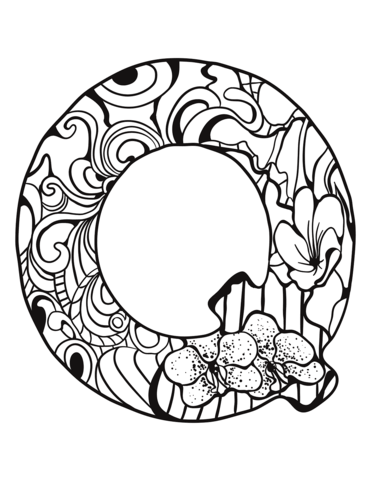 Coloring Pages Letter Q 87