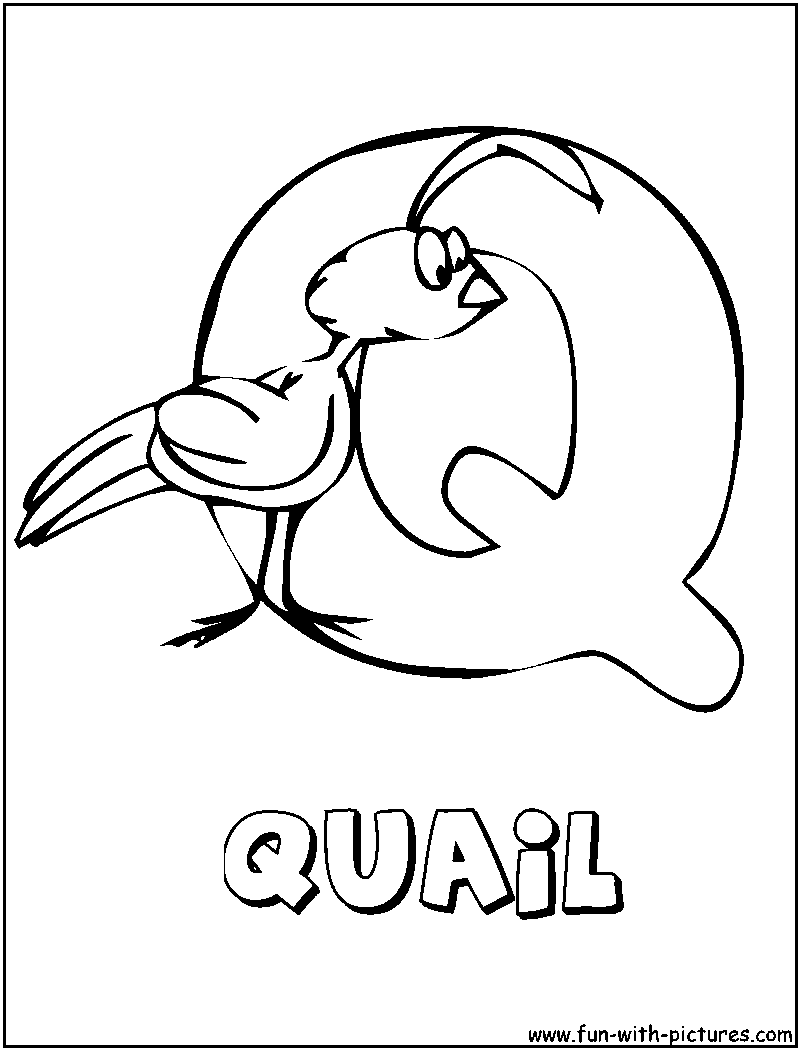 Coloring Pages Letter Q 9